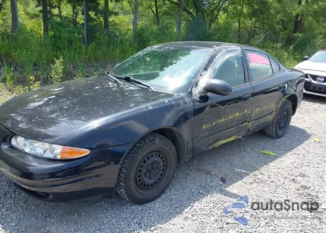 2002 Oldsmobile Alero Gx из США, поврежденный, VIN 1G3NK52F62C307608